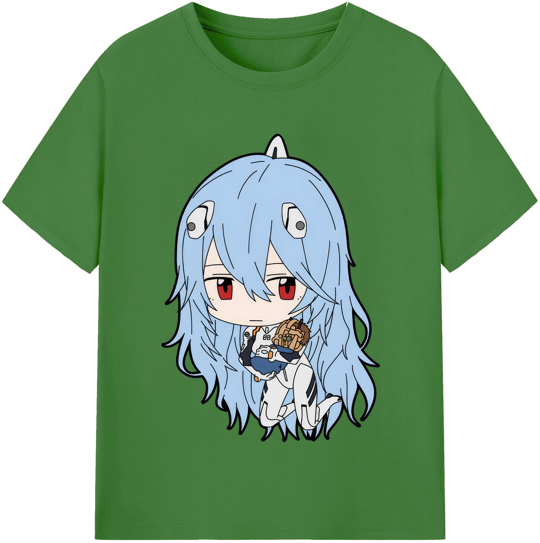 （画像用） EVA 新世紀エヴァンゲリオン レディースカジュアルプリントTシャツ（綿100％）